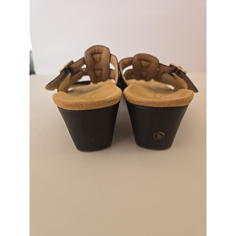 Vionic Women's 381 Park Radia Navy Blue Cork Wedge Sandals Shoes Size 6 M EUC - Picture 11 of 15